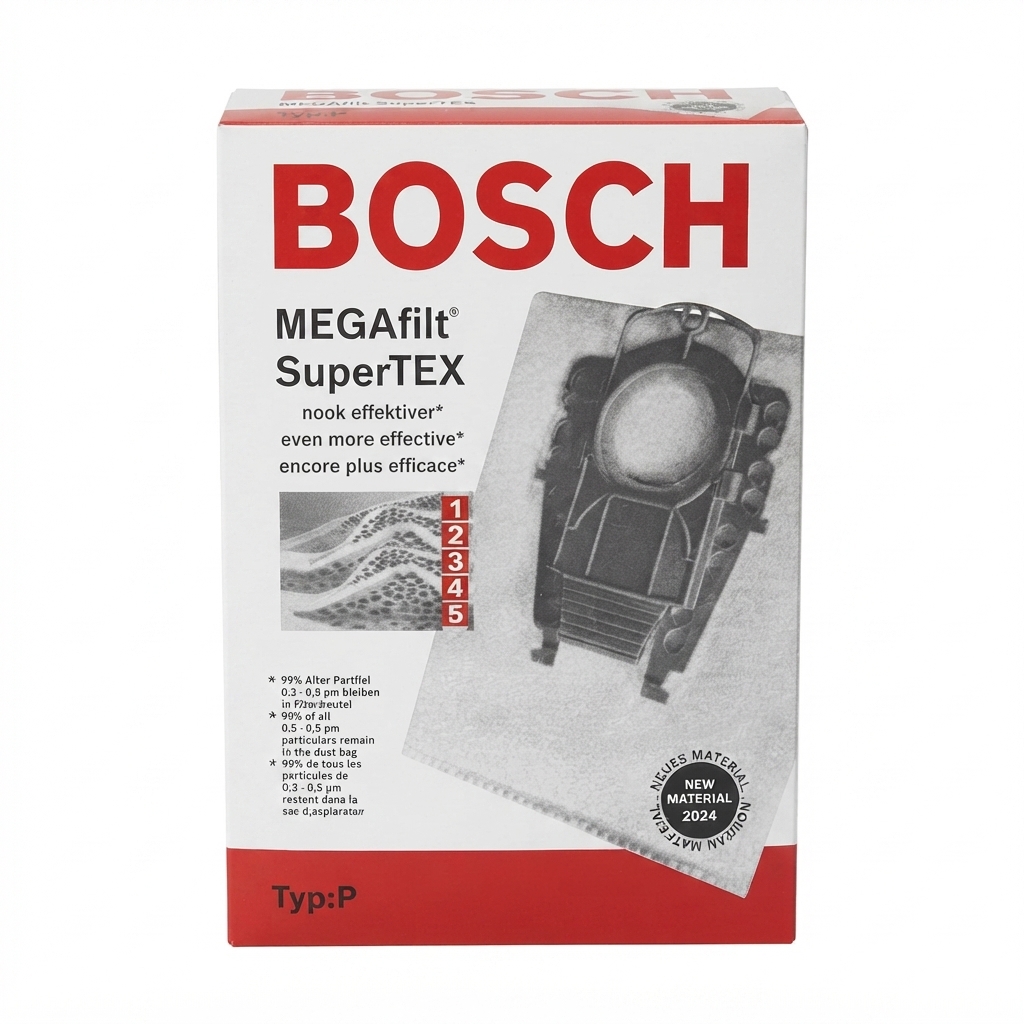 پاکت جاروبرقی بوش ارگو مکس 2000 خارجی | کیسه جاروبرقی Bosch Ergomax Type P با کیفیت بالا