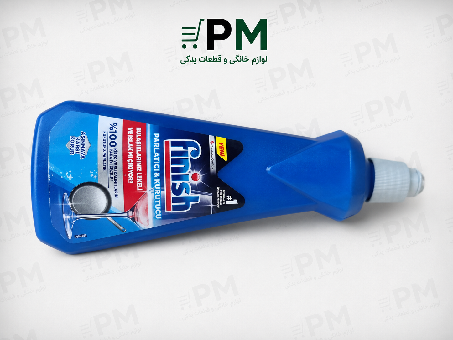 جلادهنده ماشین ظرفشویی فینیش ۴۰۰ میلی‌لیتر اورجینال برای براق شدن ظروف، جلوگیری از لکه آب و خشک شدن بهتر ظرو