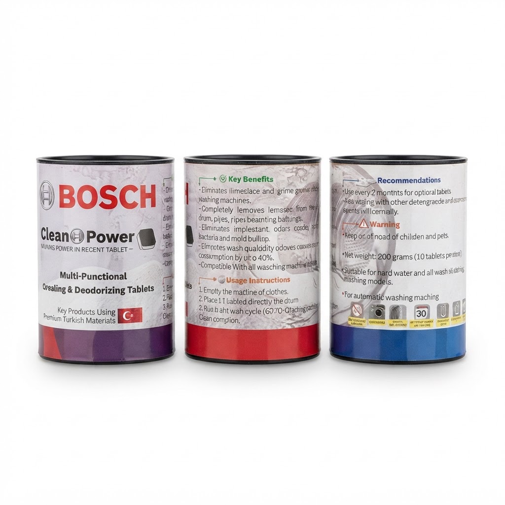 جرم گیر لباسشویی Clean Power بوش Bosch ۱۰ عددی ساخت ترکیه