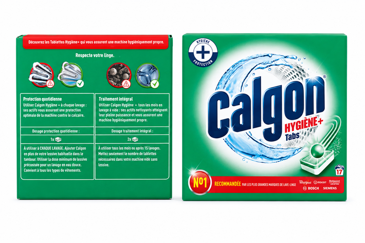 قرص جرم گیر ماشین لباسشویی کالگون Calgon Hygiene Plus