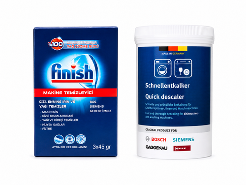 پک جرمگیر ماشین لباسشویی و ظرفشویی Schanellentkalker 300 گرمی و جرمگیر فینیش سه عددی