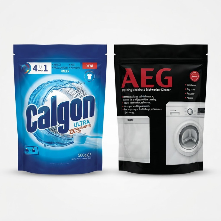 پک اقتصادی جرمگیر لباسشویی و ظرفشویی کالگون و بوش یا AEG(کد1032)